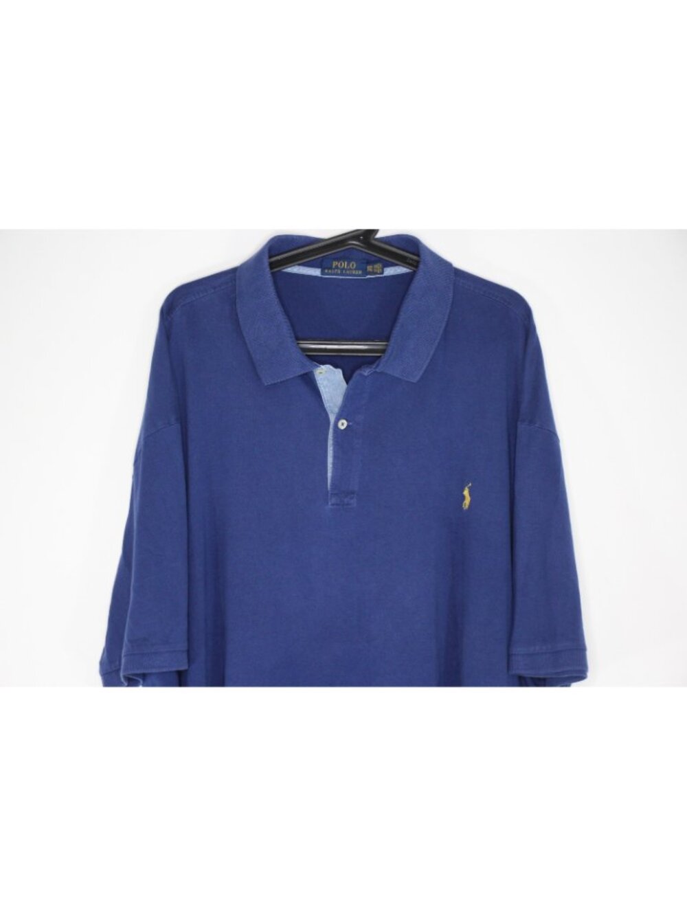 Polo Ralph Lauren Mens 3XB 3XL Big Blue Polo Shirt Q1146 - Picture 2 of 5